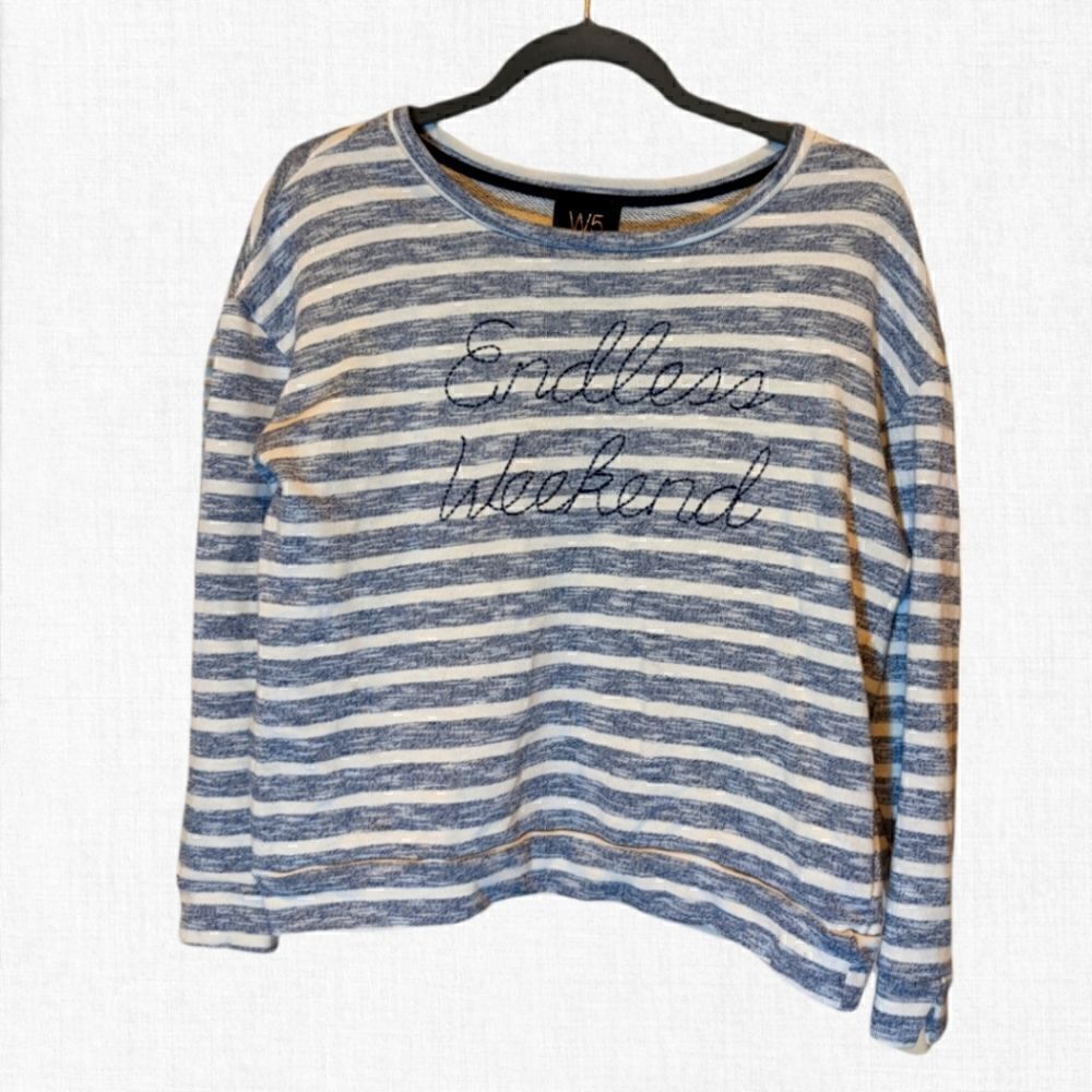 Anthropologie W5 Concepts Endless Weekend Stripes Sweater
